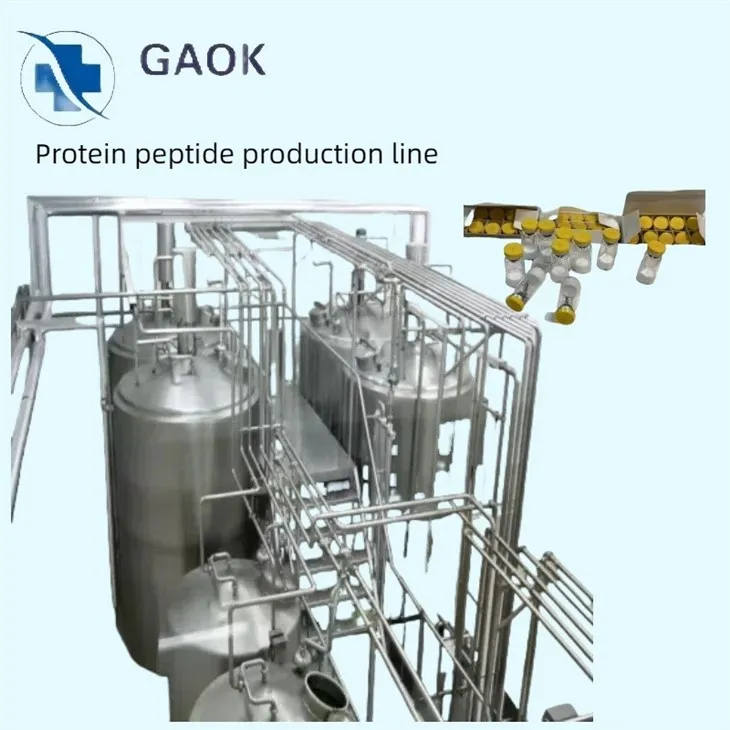 小麦ペプチド生産ライン
